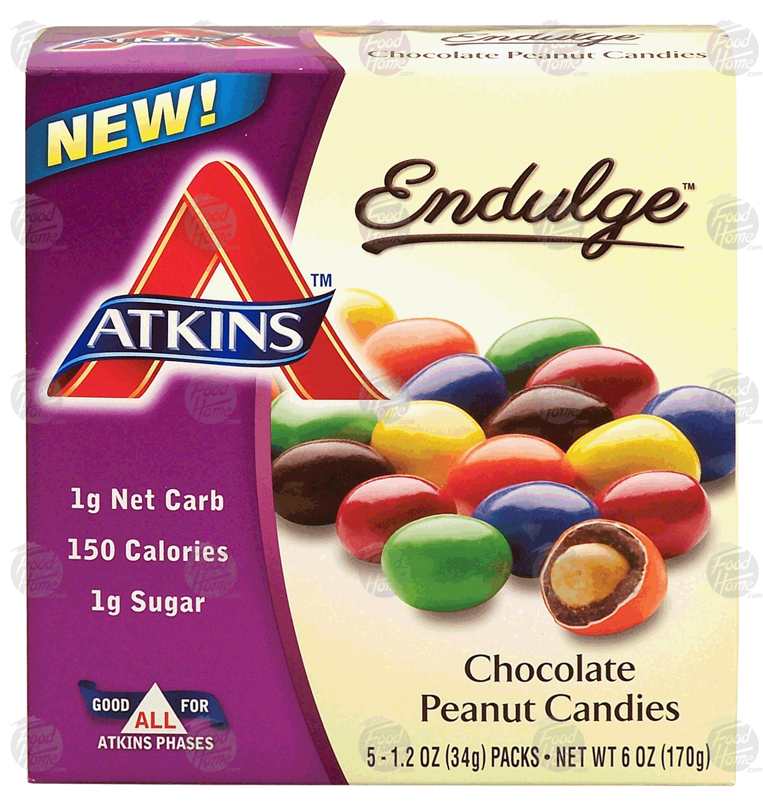 Atkins Endulge chocolate peanut candies Full-Size Picture